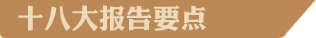 十八大報(bào)告要點(diǎn)