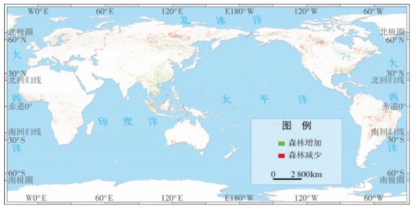 ��2000-2018��ȫ��ɭ�ָ��w׃���ֲ��D���DƬ��Դ���Ƽ�����ȫ�����B(t��i)�h(hu��n)���b�бO(ji��n)�y2019��Ȉ�桷