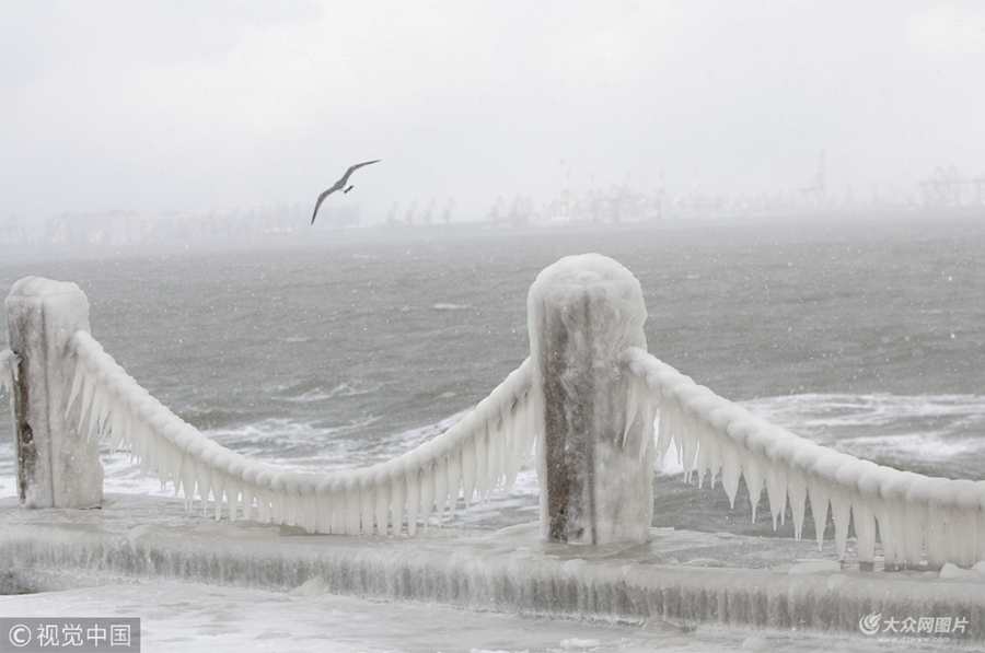 2018��1��11�գ�ɽ�|���_�����t�ڒ�M��ˮ������o(h��)��ǰ�w�^��